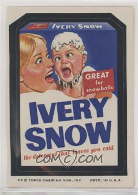 1974 Topps Wacky Packages Series 8 - [Base] #_IVER - Ivery Snow