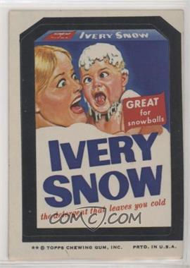 1974 Topps Wacky Packages Series 8 - [Base] #_IVER - Ivery Snow