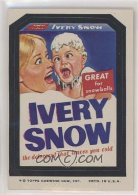 1974 Topps Wacky Packages Series 8 - [Base] #_IVER - Ivery Snow