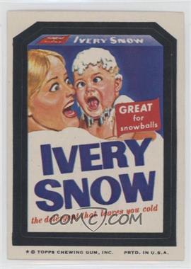 1974 Topps Wacky Packages Series 8 - [Base] #_IVER - Ivery Snow