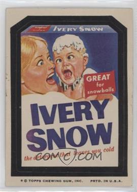 1974 Topps Wacky Packages Series 8 - [Base] #_IVER - Ivery Snow