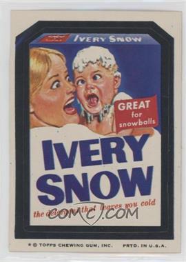 1974 Topps Wacky Packages Series 8 - [Base] #_IVER - Ivery Snow