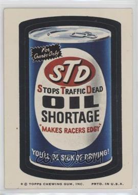 1974 Topps Wacky Packages Series 8 - [Base] #_STDO - STD Oil Shortage