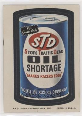 1974 Topps Wacky Packages Series 8 - [Base] #_STDO - STD Oil Shortage