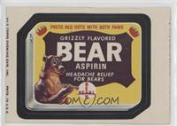 Bear Aspirin [Poor to Fair]