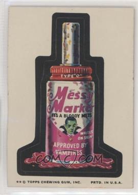 1974 Topps Wacky Packages Series 9 - [Base] #MEMA - Messy Marker