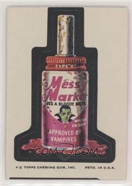 1974 Topps Wacky Packages Series 9 - [Base] #MEMA - Messy Marker