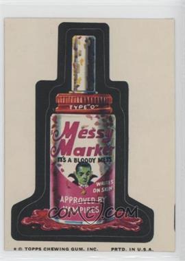 1974 Topps Wacky Packages Series 9 - [Base] #MEMA - Messy Marker