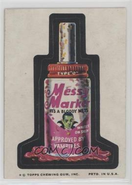 1974 Topps Wacky Packages Series 9 - [Base] #MEMA - Messy Marker