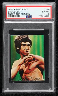 1974 Yamakatsu Towa Bruce Lee Dragon Series - [Base] #36 - Bruce Lee [PSA 6 EX‑MT]