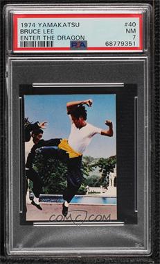 1974 Yamakatsu Towa Bruce Lee Dragon Series - [Base] #40 - Bruce Lee [PSA 7 NM]