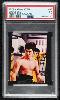 1974 Yamakatsu Towa Bruce Lee Dragon Series - [Base] #43 - Bruce Lee [PSA 5 EX]