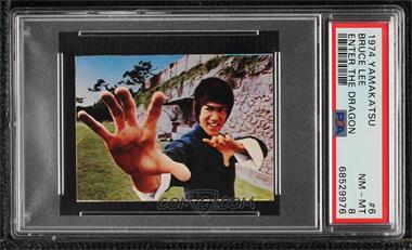 1974 Yamakatsu Towa Bruce Lee Dragon Series - [Base] #6 - Bruce Lee [PSA 8 NM‑MT]