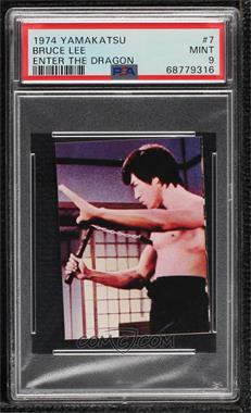 1974 Yamakatsu Towa Bruce Lee Dragon Series - [Base] #7 - Bruce Lee [PSA 9 MINT]