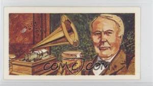 1975 Brooke Bond Inventors & Inventions - Tea [Base] #35 - Thomas Alva Edison (1847-1931) [Poor to Fair]