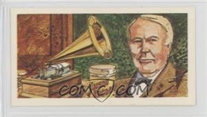 1975 Brooke Bond Inventors & Inventions - Tea [Base] #35 - Thomas Alva Edison (1847-1931) [Poor to Fair]