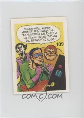 1976 DC Super Hero Stickers Venezuelan - [Base] #109 - Joker, Riddler