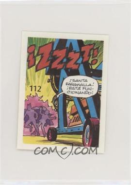 1976 DC Super Hero Stickers Venezuelan - [Base] #112 - Batman, Robin