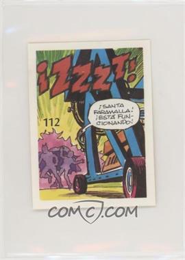 1976 DC Super Hero Stickers Venezuelan - [Base] #112 - Batman, Robin