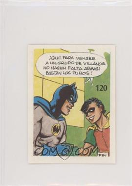 1976 DC Super Hero Stickers Venezuelan - [Base] #120 - Batman, Robin [Good to VG‑EX]