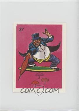 1976 DC Super Hero Stickers Venezuelan - [Base] #27 - Penguin