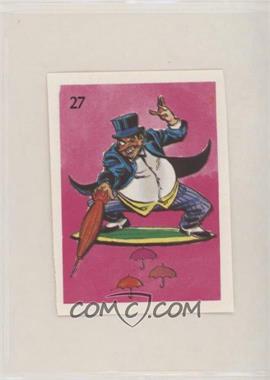 1976 DC Super Hero Stickers Venezuelan - [Base] #27 - Penguin