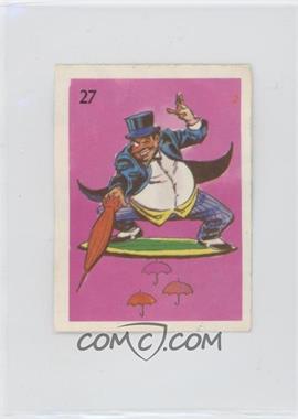 1976 DC Super Hero Stickers Venezuelan - [Base] #27 - Penguin [Poor to Fair]