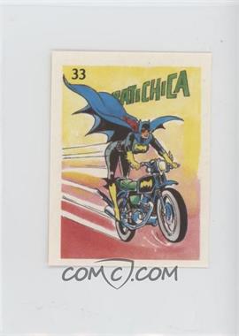 1976 DC Super Hero Stickers Venezuelan - [Base] #33 - Batgirl