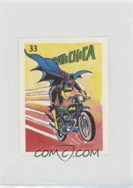 1976 DC Super Hero Stickers Venezuelan - [Base] #33 - Batgirl