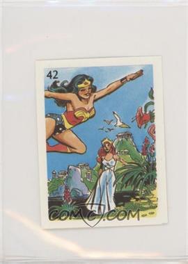 1976 DC Super Hero Stickers Venezuelan - [Base] #42 - WonderWoman