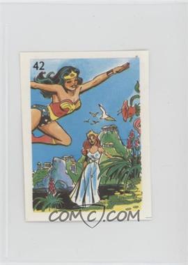 1976 DC Super Hero Stickers Venezuelan - [Base] #42 - WonderWoman