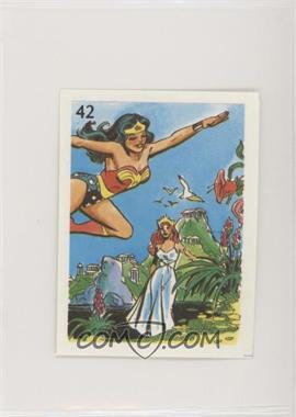 1976 DC Super Hero Stickers Venezuelan - [Base] #42 - WonderWoman