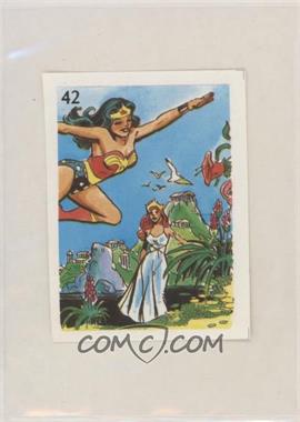 1976 DC Super Hero Stickers Venezuelan - [Base] #42 - WonderWoman