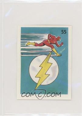 1976 DC Super Hero Stickers Venezuelan - [Base] #55 - Flash