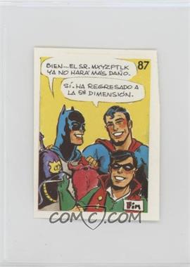 1976 DC Super Hero Stickers Venezuelan - [Base] #87 - Batman, Superman, Robin