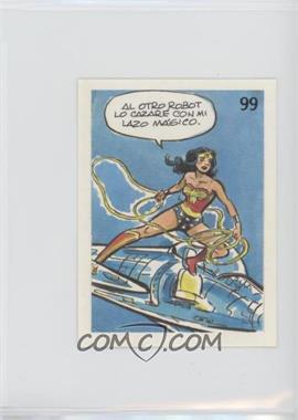 1976 DC Super Hero Stickers Venezuelan - [Base] #99 - Wonder Woman [Good to VG‑EX]
