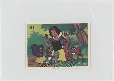 1976 Empacadora Reyauca (Venezuelan) Walt Disney and Other Cartoons Stickers - [Base] #20 - Snow White