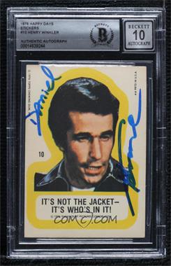 1976 Topps Happy Days - Stickers #10 - It's Not the Jacket… [BAS BGS Authentic]