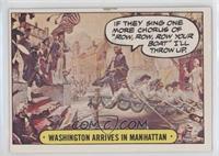 Washington Arrives in Manhattan