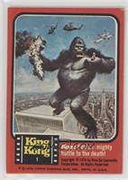 Kong fights a mighty battle to the death!
