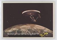 Enterprise Orbiting Earth