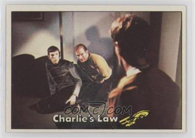 1976 Topps Star Trek - [Base] #22 - Charlie's Law