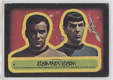 1976 Topps Star Trek - Stickers #10 - Star Trek Lives! [Poor to Fair]
