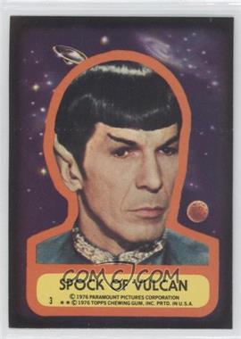 1976 Topps Star Trek - Stickers #3 - Spock of Vulcan