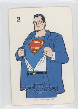 1977 Russell Superman Card Game - [Base] - Black Back #2 - Superman [Poor to Fair]
