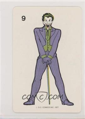 1977 Russell's Super Hero Color-A-Deck - Card Game Batman #9 - Joker