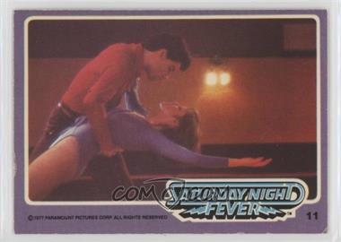 1977 Saturday Night Fever - [Base] #11 - John Travolta, Karen Lynn Gorney [Poor to Fair]