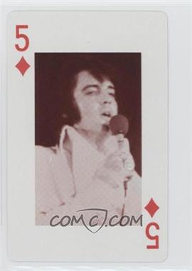 1977 Thurston Moore Country Elvis Yellow Back Playing Cards - [Base] #5D - Elvis Presley