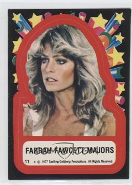 1977 Topps Charlie's Angels - Stickers #11 - Farrah Fawcett