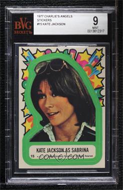 1977 Topps Charlie's Angels - Stickers #15 - Kate Jackson as Sabrina [BVG 9 MINT]